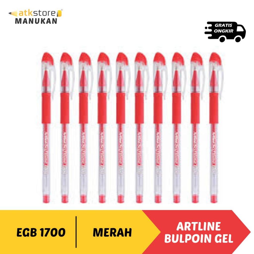 

Bulpen Artline softline gel EGB 1700 Red