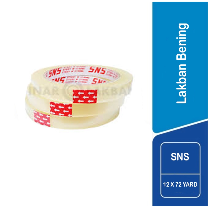 

[ 12 PCS ] —- ISOLASI 12 MM X 72 Yard - SNS -
