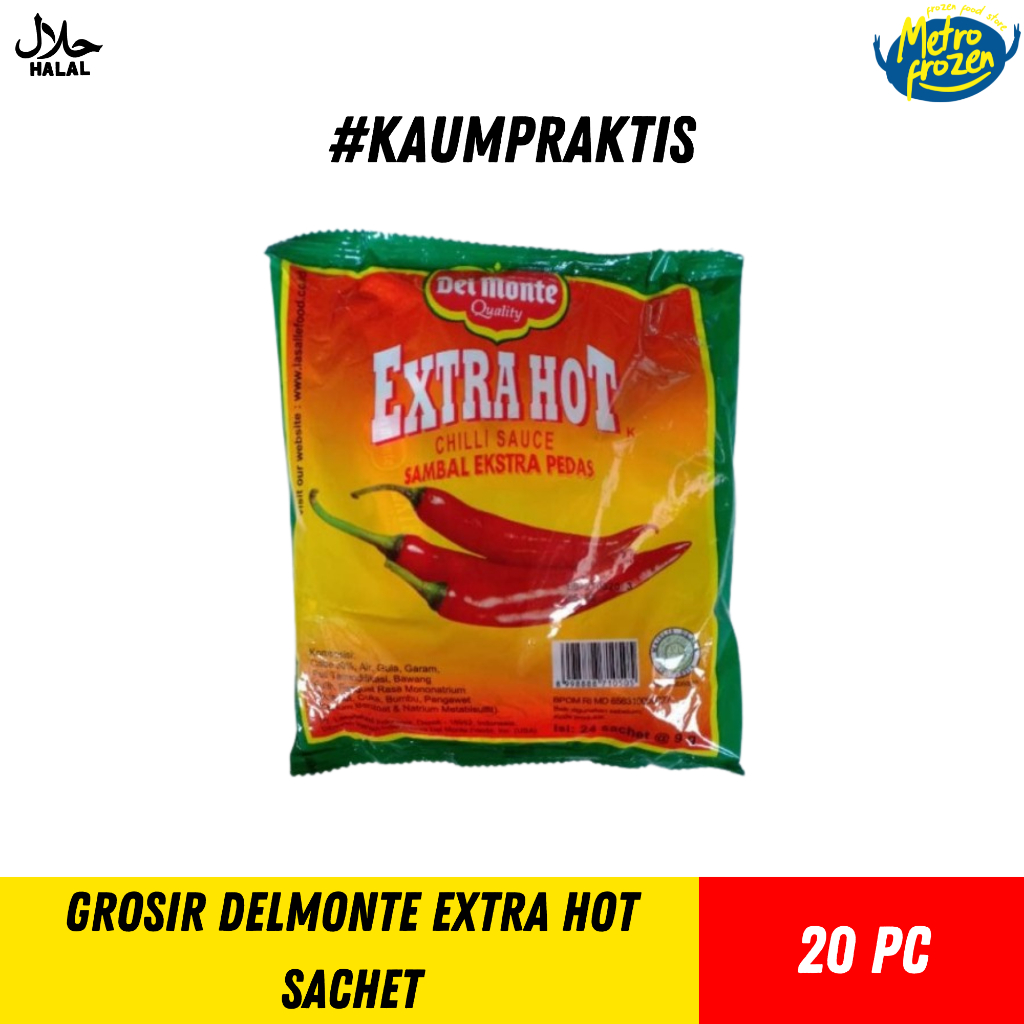 

GROSIR DELMONTE EXTRA HOT SACHET 24s (20pc)