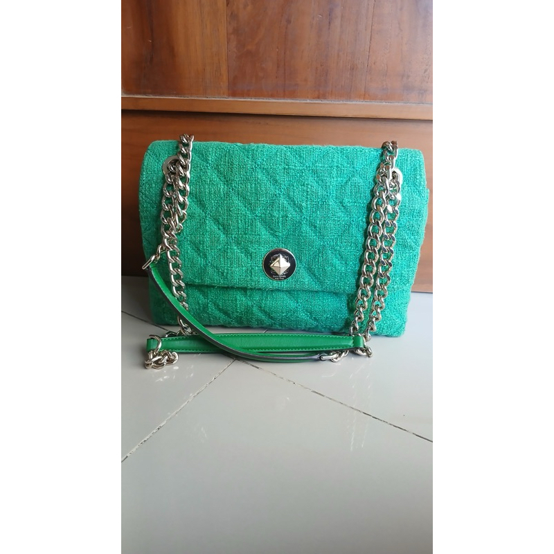 Preloved Kate spade ks tweed natalia medium