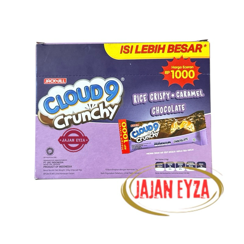 

WAFER CLOUD9 1000 an CRUNCHY BOX ISI 24pcs