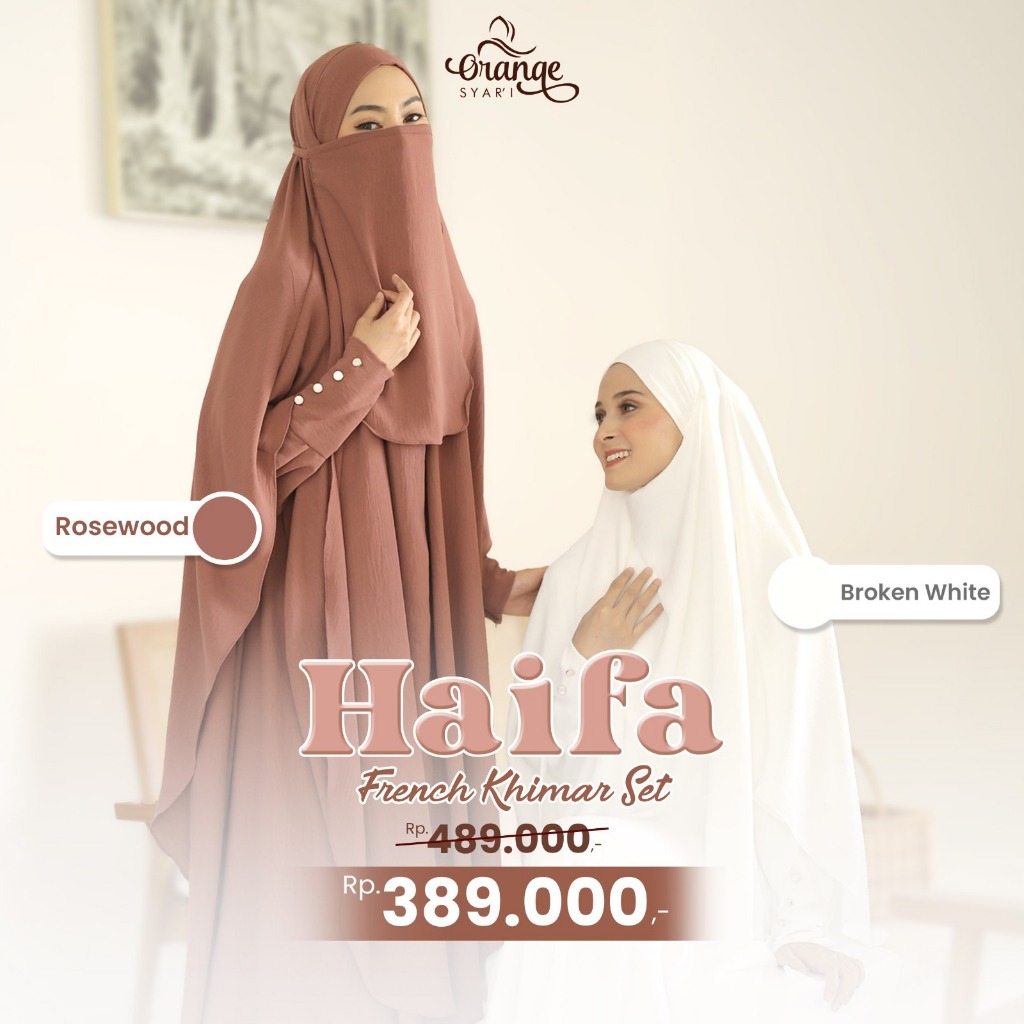 Haifa Abaya French Khimar Set