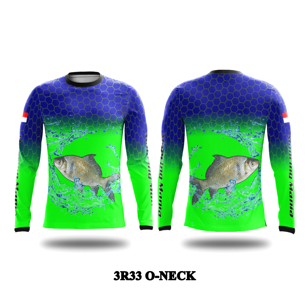 Kaos Baju Jersey Mancing Mania Strike Casting DryFit Full Print Lengan Panjang 3R33 FREE Custom