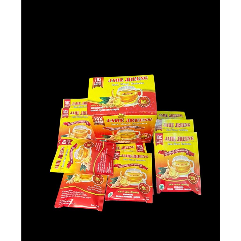 

Minuman jahe kemasan travel size perbox isi 10 sachet