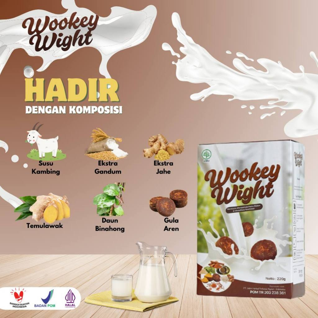 

Susu Penambah Berat Badan Dan Penambah Nafsu Makan Wookey Weight Coklat Dan Gula Aren