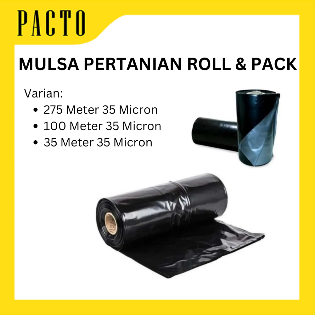 (FreeOngkir) Plastik Mulsa Hitam Perak Full Roll Mulsa Perkebunan Mulsa 250 Meter Termurah Terlaris