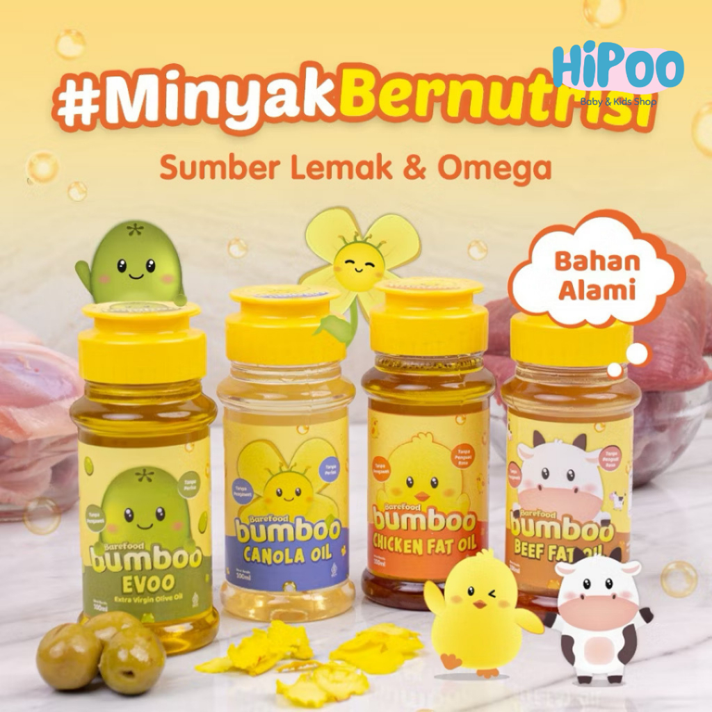 

BUMBOO Fat Oil - BB Booster -Tanpa Perisa & Pengawet - Minyak Mpasi