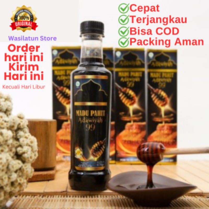 

Madu hitam pahit original plus propolis adawiyah 99