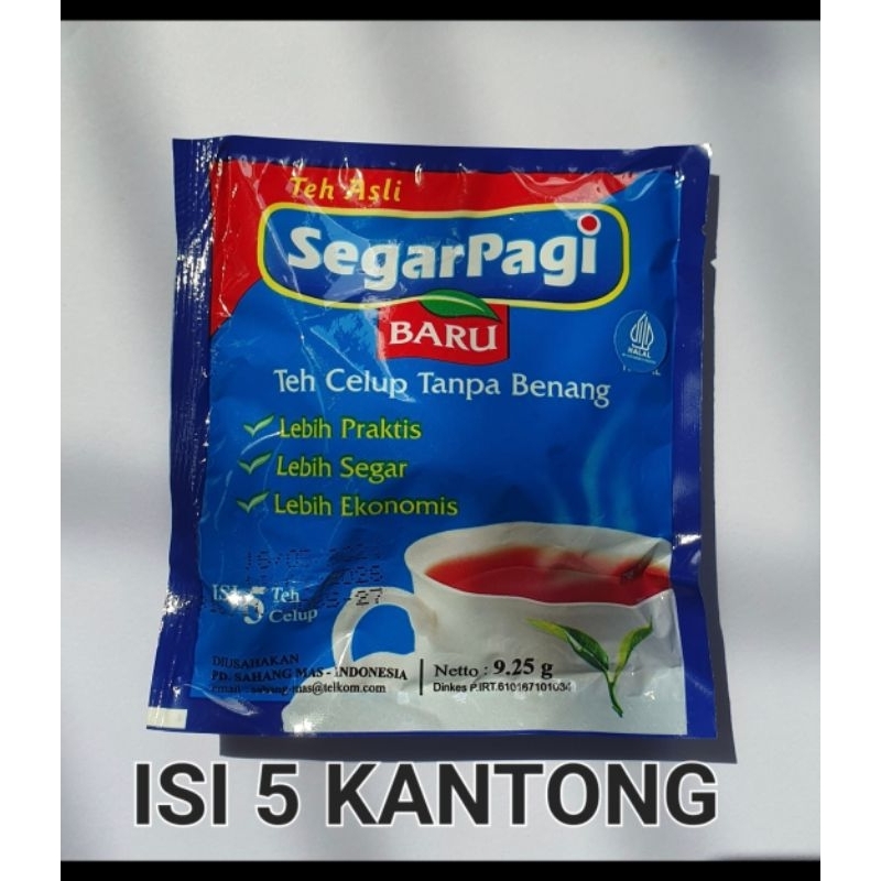 

Teh Celup Segar Pagi 1 sachet @ 5 kantong