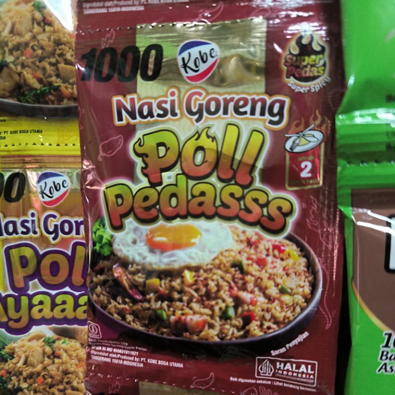 

1 Renceng Nasi Goreng Poll Pedas Isi 10 Sachet 12 Gr