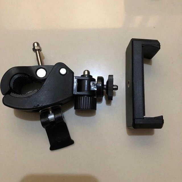 HOLDER JEPIT UNIVERSAL CLAMP UC 204 PENJEPIT SMARTPHONE JEPITAN BAUT UNTUK TRIPOD TONGSIS SEPEDA MOT