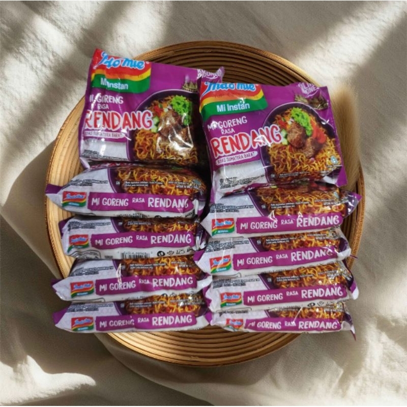 

[ 10 Pcs ] Indomie Goreng Rasa Rendang | Mi Instan Goreng
