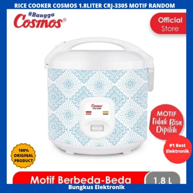 RICE COOKER COSMOS CRJ-3305 1.8LITER MAGIC COM 3IN1