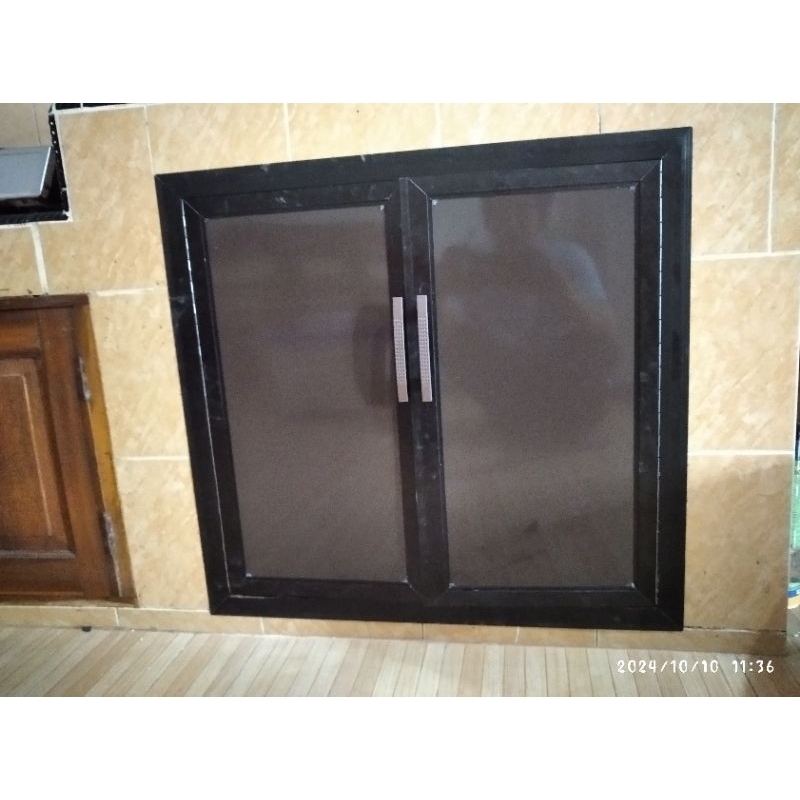 pintu kolong dapur,pintu kolong kompor aluminium custum