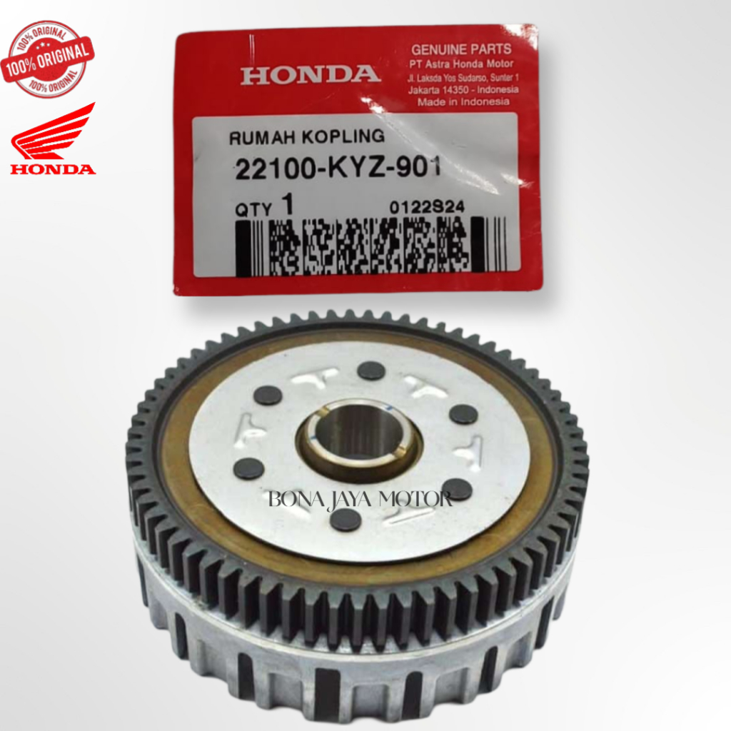 RUMAH ALUMUNIUM KOPLING/GIGI GENDENG SUPRA X 125 HELM IN ASLI HONDA 22100-KYZ-901