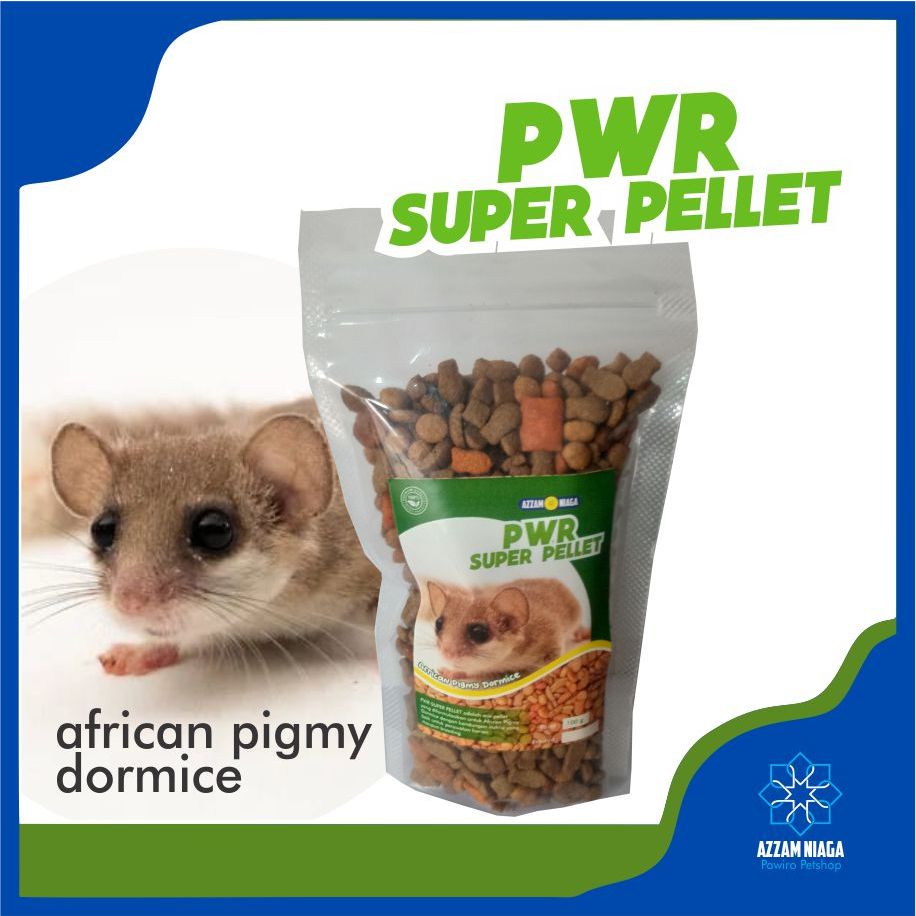 PWR Super Pellet untuk African Pigmy Dormice 100 gr