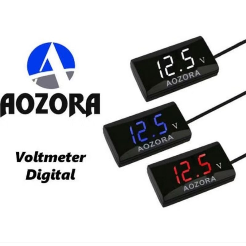 Voltmeter Aki Digital Aozora