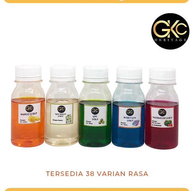

BURUAN ORDER GAN GKC Heritage Sirup Sample Konsentrat Minuman Semua Varian HALAL 6 mL x 5 All Variant Tester Syrup Sampel