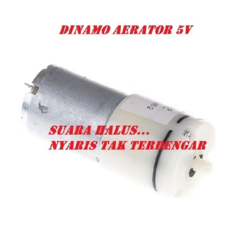 DINAMO AERATOR MICRO AIRPUMP DC 5volt gelembung udara aquarium