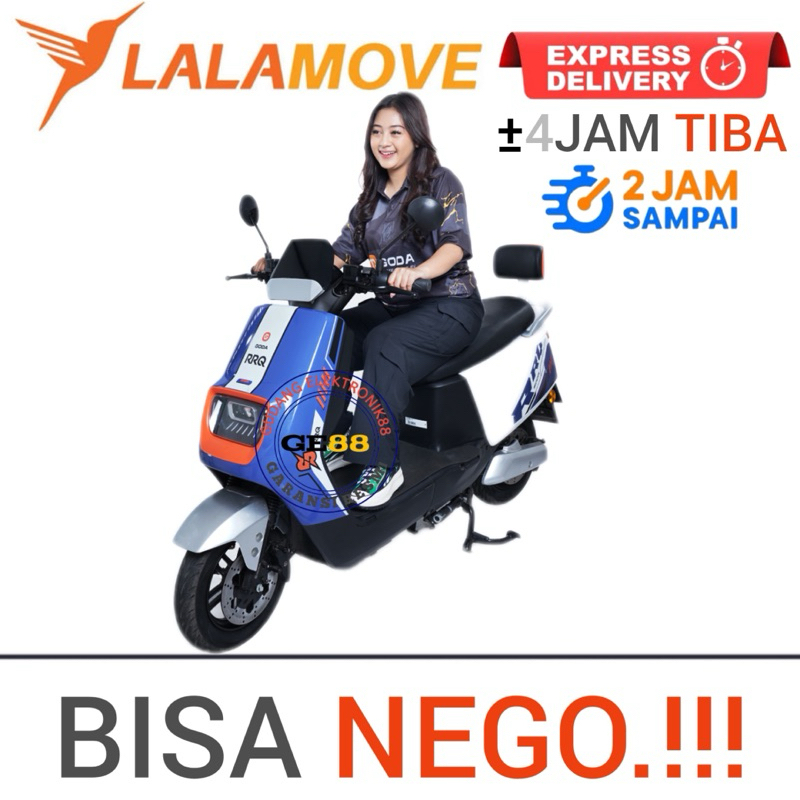 Sepeda Listrik Goda Arthur GD-188MAX RRQ Dewasa Murah Promo Gratis Ongkir Khusus Toko Sepeda Listrik
