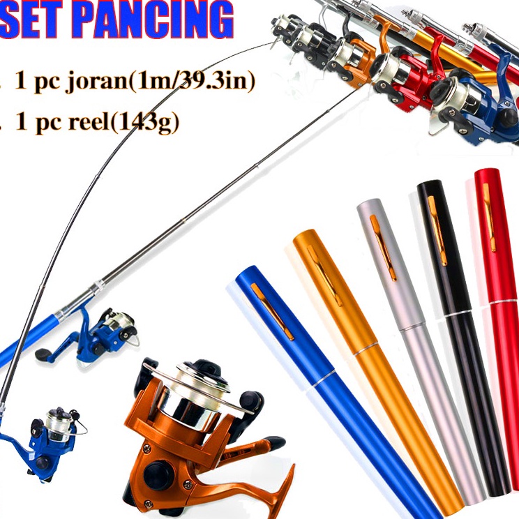 Paket Terbaik  Sougayilang Set Pancing pancing 1 set murah Pena Joran Pancing Dan Fishing Reel Panci