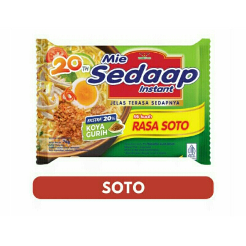 

mie sedaap soto kuah