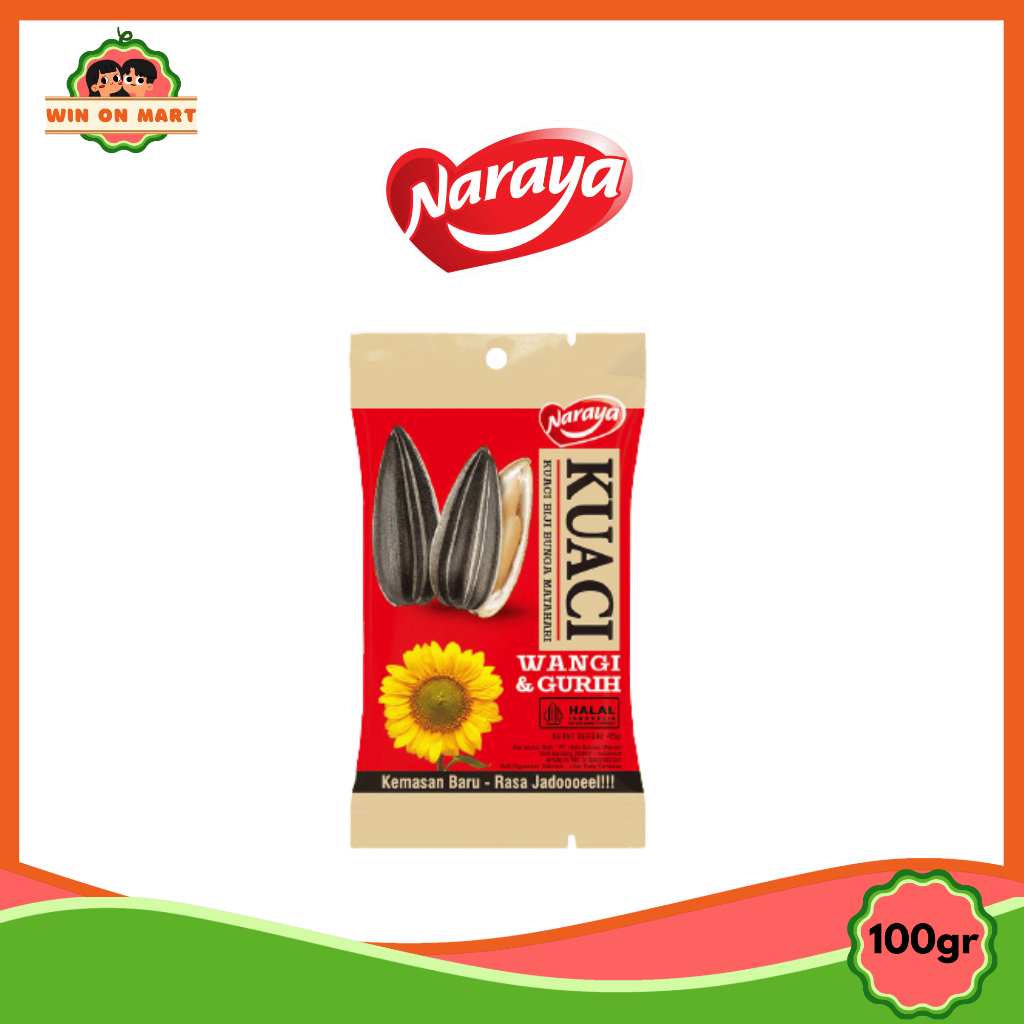 

Kuaci Naraya Kuaci 100gr & 220gr Kuaci Biji Bunga Matahari