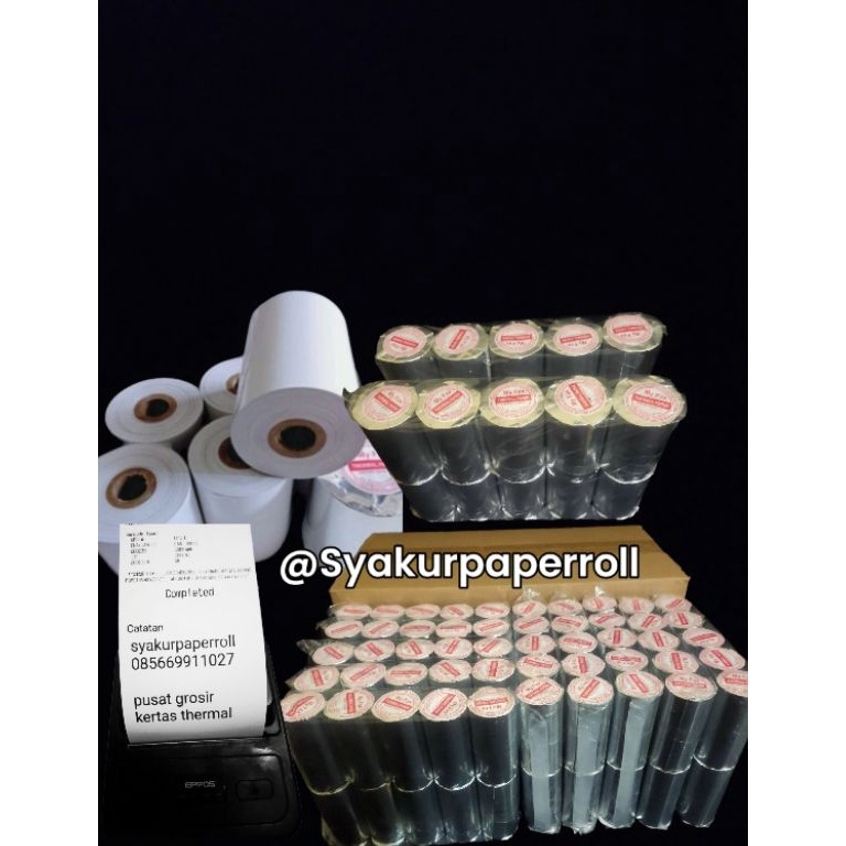 

Paket Pilihan Kertas struk kasir thermal murah 8x4mm paket 1 pcs