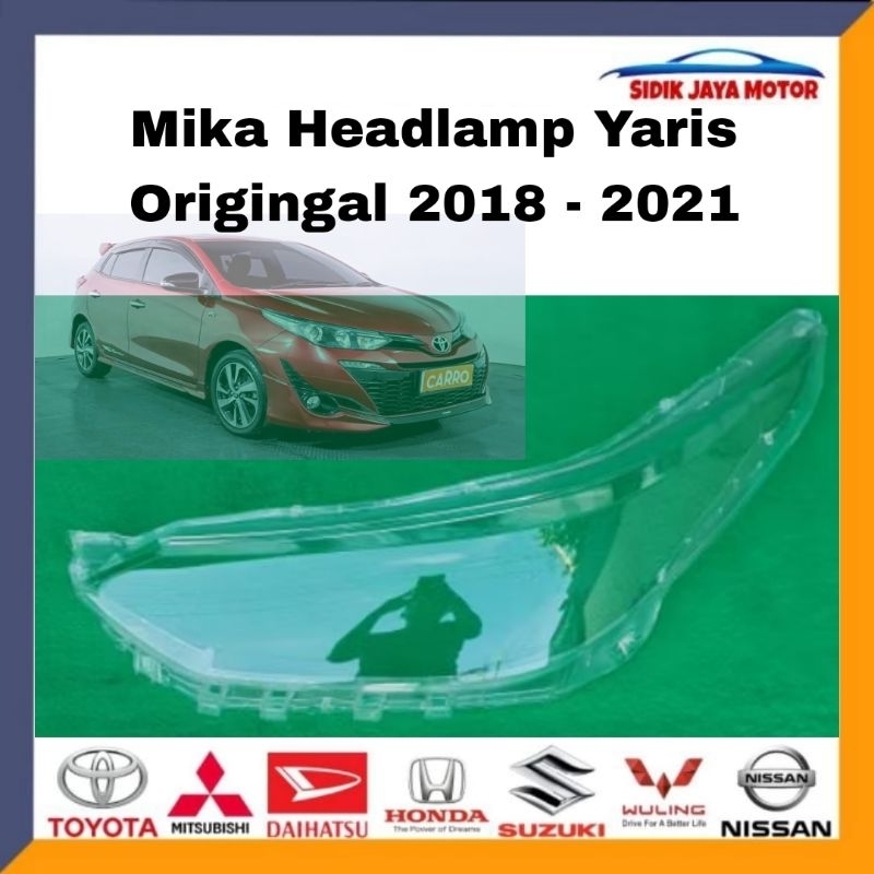 Mika Headlamp Lampu Depan Yaris Original 2018 2019 2020 2021 Mika Lampu depan Toyota Yaris Original