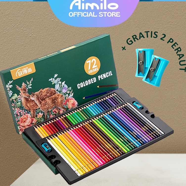 

KODE M35W READY Aimilo High Grade Oil Pencil Color Pensil Warna Minyak 487212 Warna