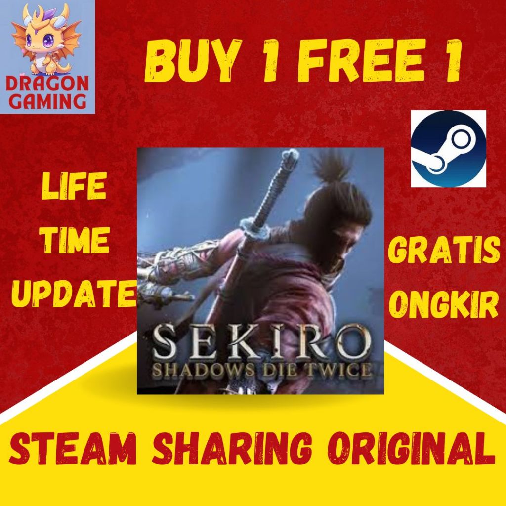 Sekiro Shadows Die Twice | GAME PC - STEAM SHARING ORIGINAL