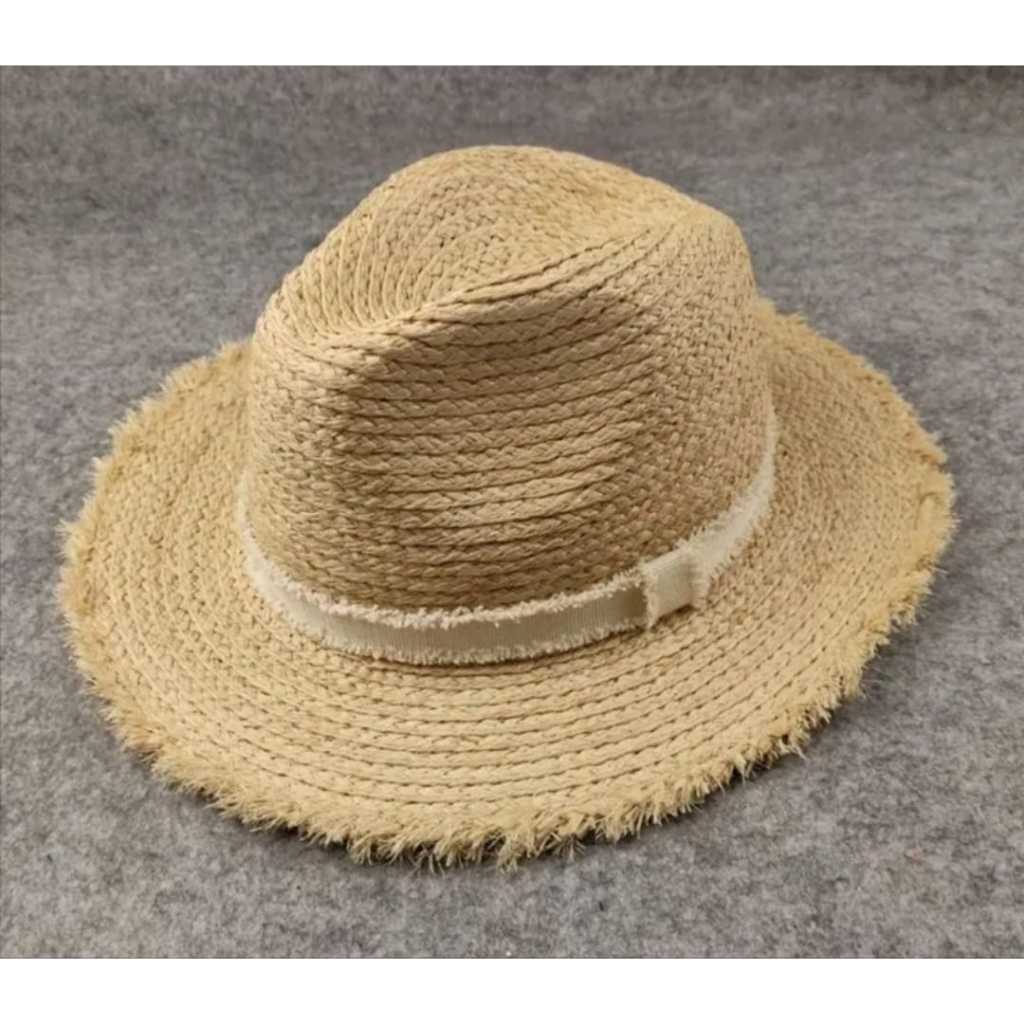 𝐑𝐄𝐀𝐃𝐘 𝐒𝐓𝐎𝐂𝐊 𝐒𝐀𝐅 - SOLANA summer hat woman premium / fedora hat woman premium / topi fedora wanita pr