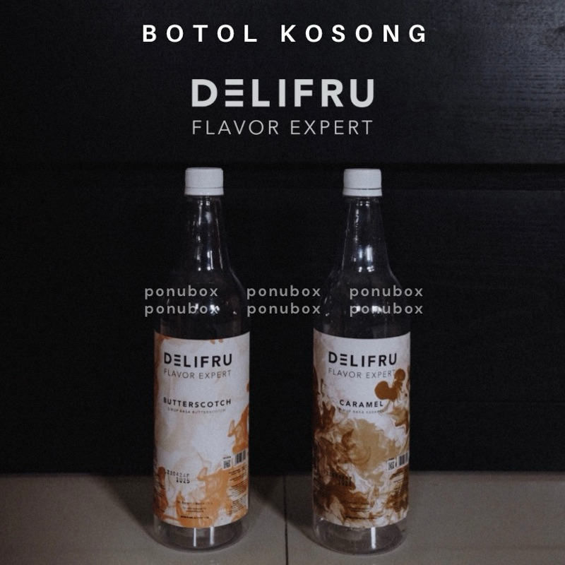 BOTOL KOSONG PLASTIK DELIFRU 500ML