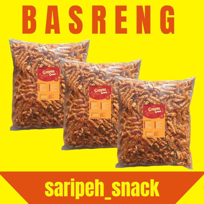 

Paket Usaha 3 kg Basreng Pedas Daun Jeruk saripeh_snack