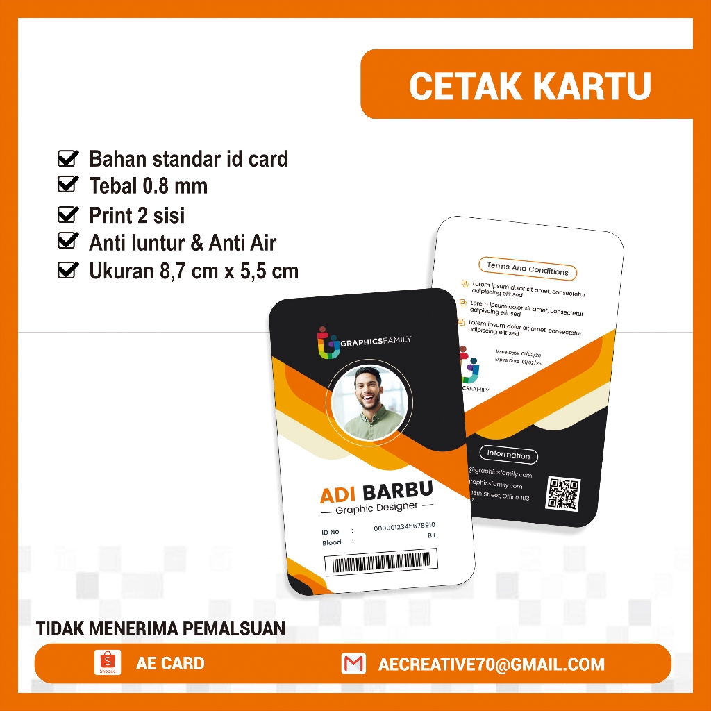 

nametag / id card / kartu pelajar / MEMBER CARD
