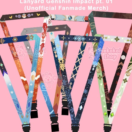 

HOT PRODUCT Lanyard Tali ID Card Genshin Impact fficial