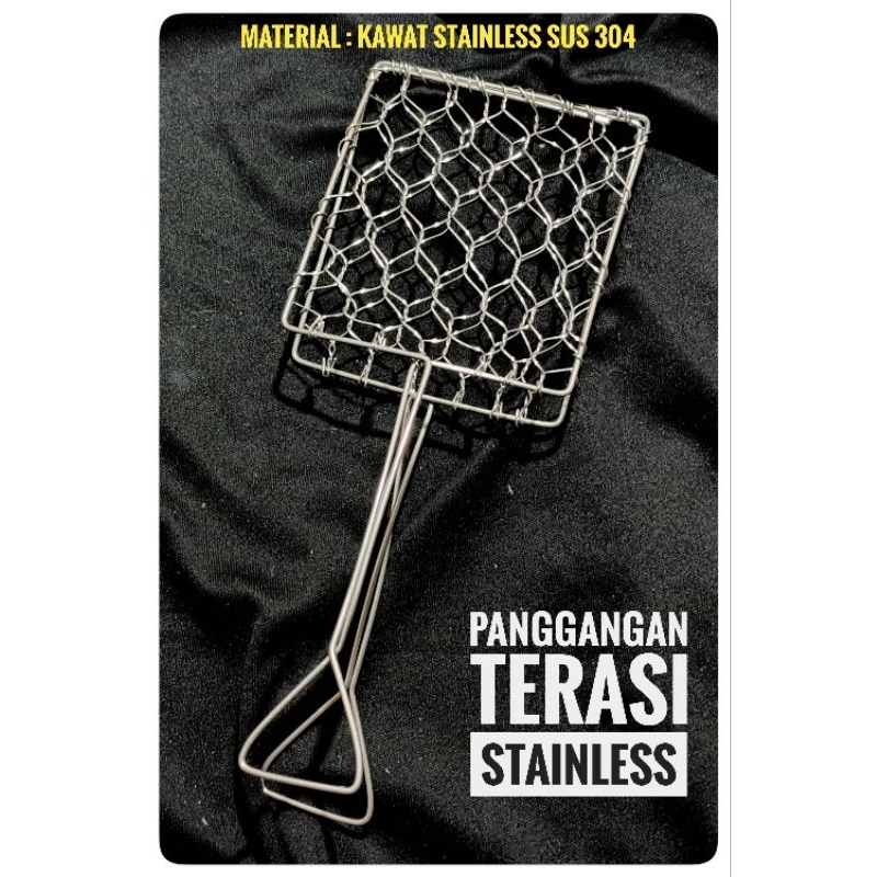 PANGGANGAN CALOK TERASI STAINLESS || Panggangan Mini, Panggangan Kecil, Panggangan Terasi, Bakaran T