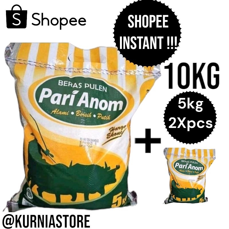 

PROMO !!! BERAS PUNEL PARI ANOM 10KG (5Kgx2Pcs) BERAS MURAH ENAK DAN BERKUALITAS