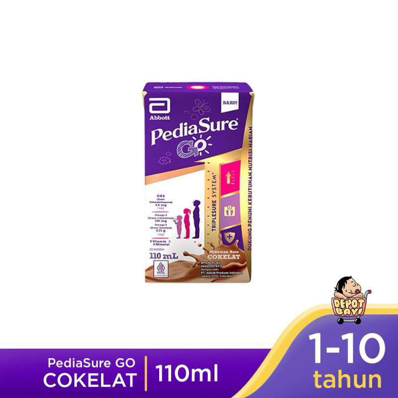 

PEDIASURE UHT COKLAT 110ml EXP 12/2024