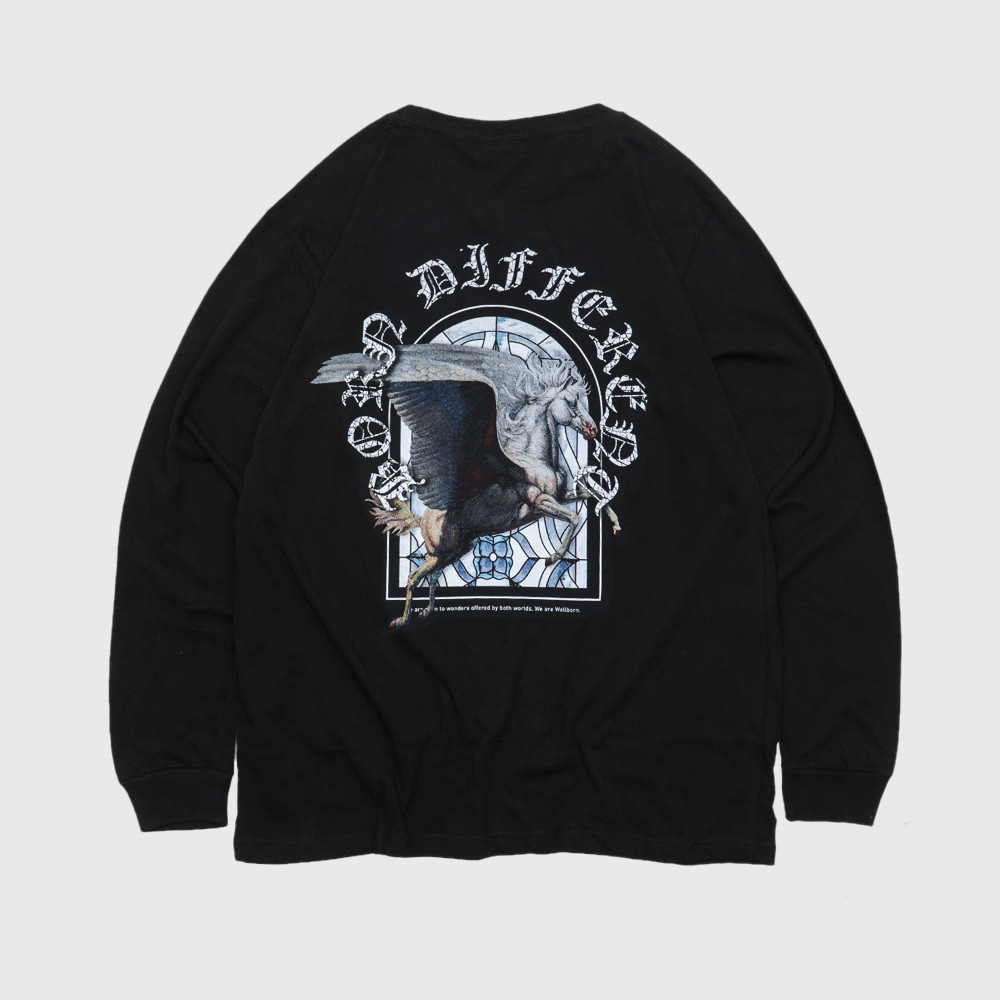 Wellborn Steed LS Black Tshirt