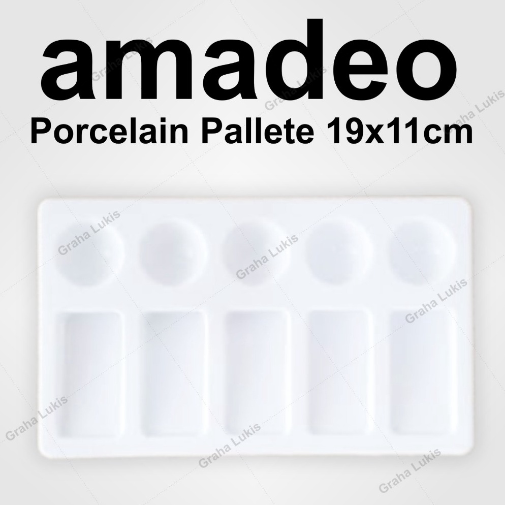 

KODE C25D Palet PorcelainKeramik Amadeo Palette 19x11 cm