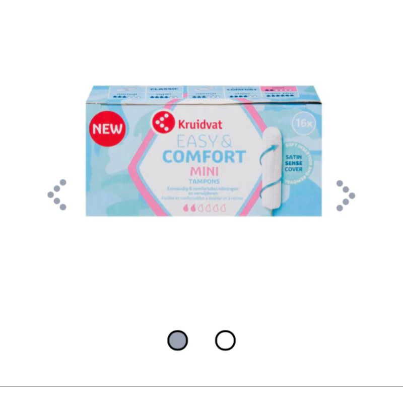 KRUIDVAT TAMPON EASY & COMFORT MINI