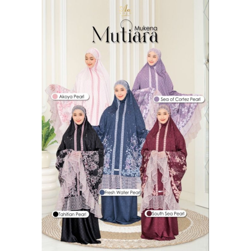 Aden Hijab Mukena Mutiara, sale 12.12, ORI ADEN