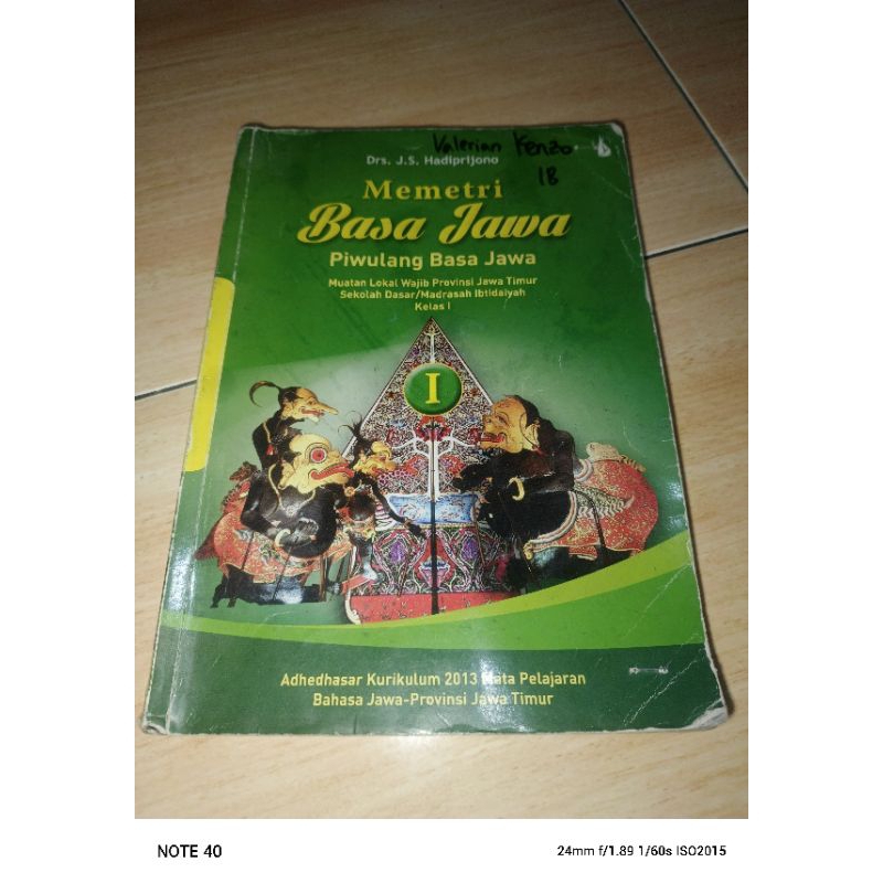 

Preloved Buku Memetri Basa Jawa Kelas 1