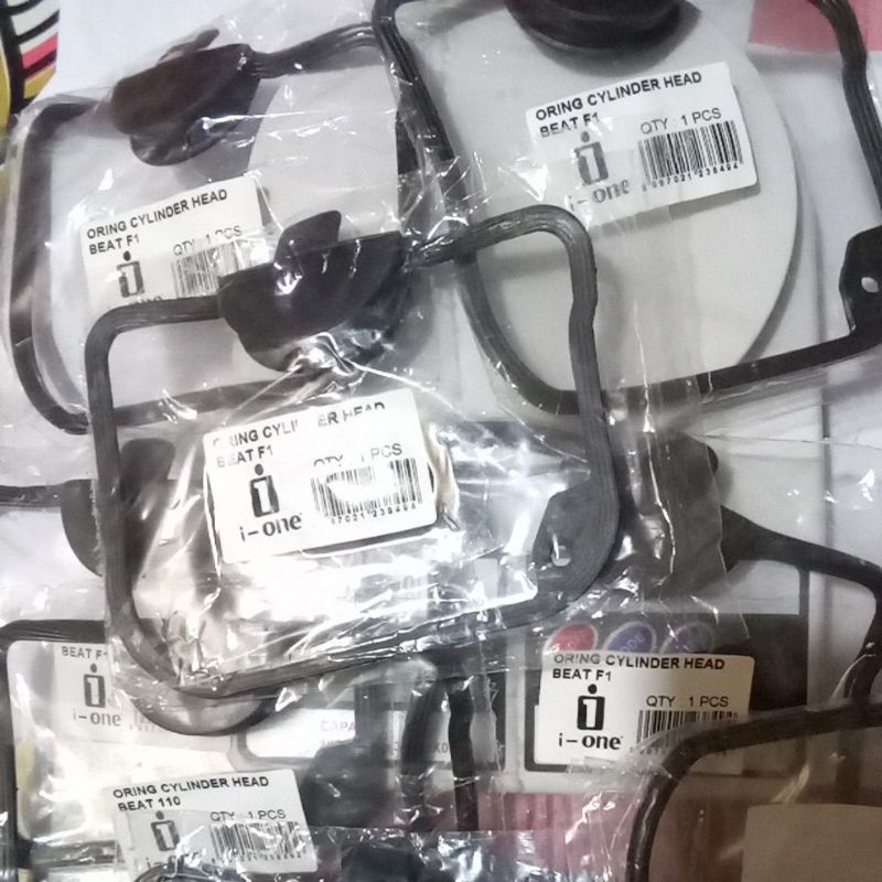 ORING CYLINDER HEAD BEAT FI /karet tutup klep beat fi/seal tutup klep beat fi/paking head beat fi