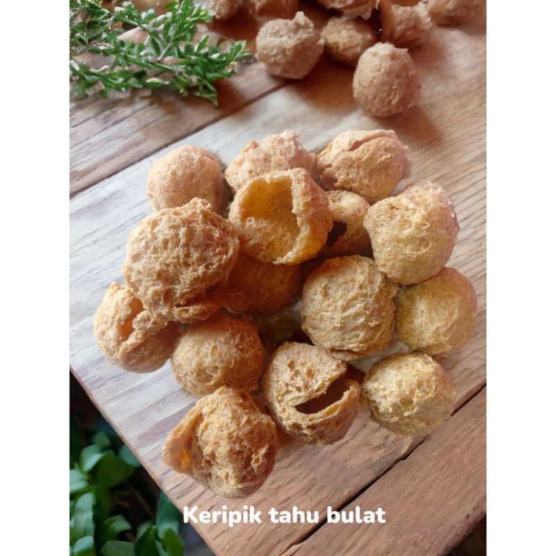 

keripik tahu bulat kripik cemilan food snack kriuk