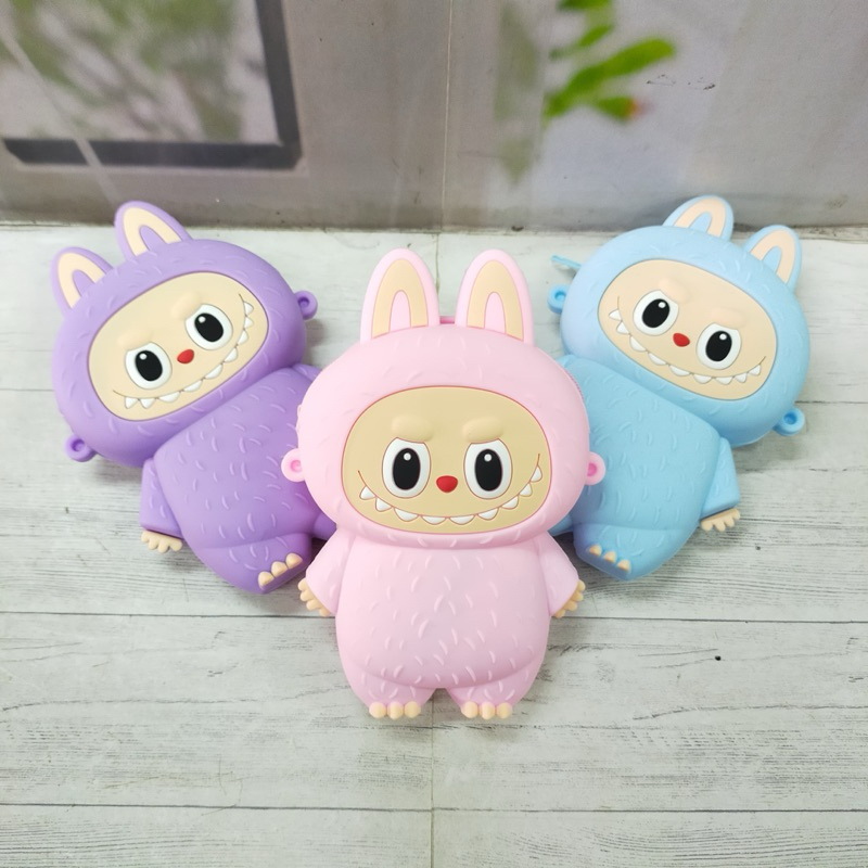 TAS SELEMPANG KECIL JELLY RUBBER KARET LABUBU PREMIUM ANAK LUCU