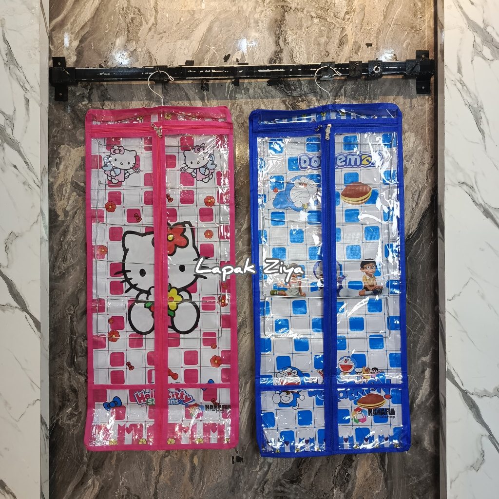RAK HIJAB KOTAK KARAKTER | RAK JILBAB KARAKTER | RAK COVER PLUS HANGER | RAK GANTUNG