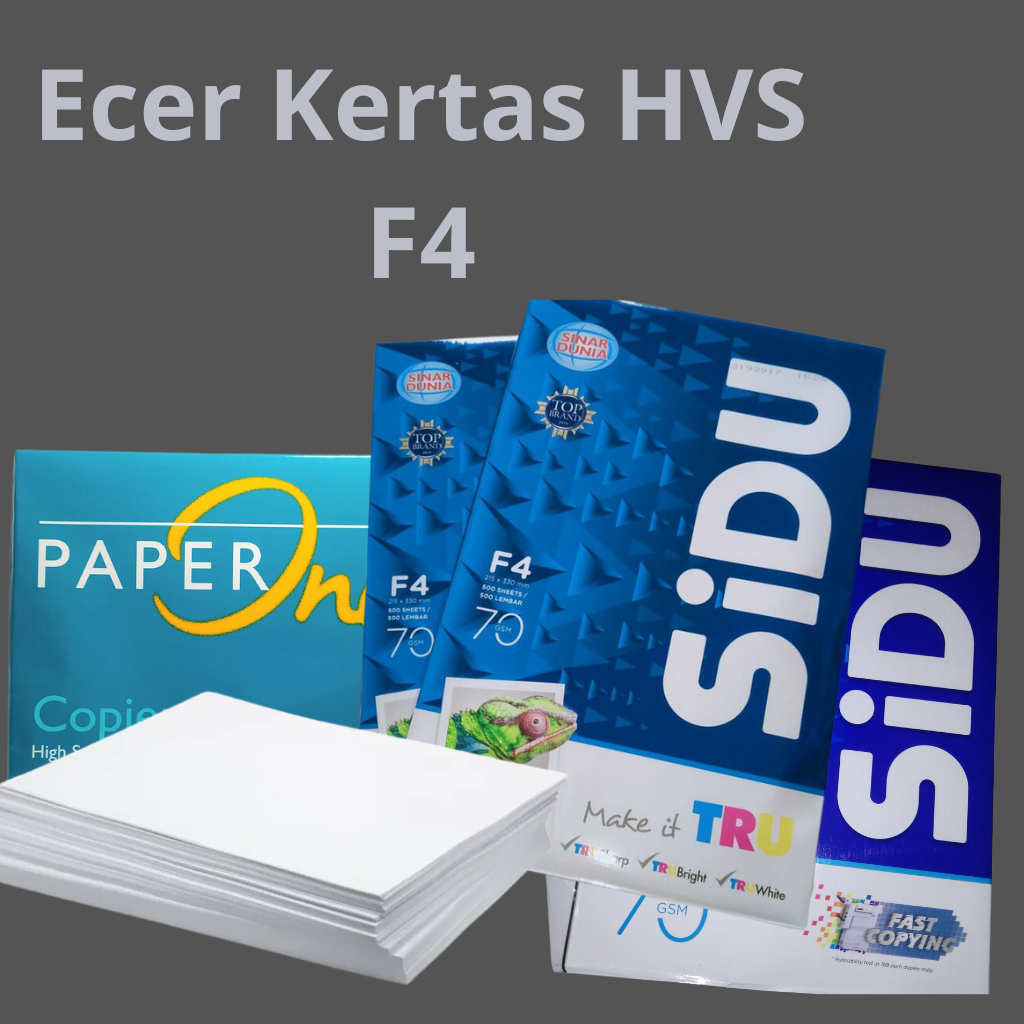 

ECER..!!! Kertas HVS F4