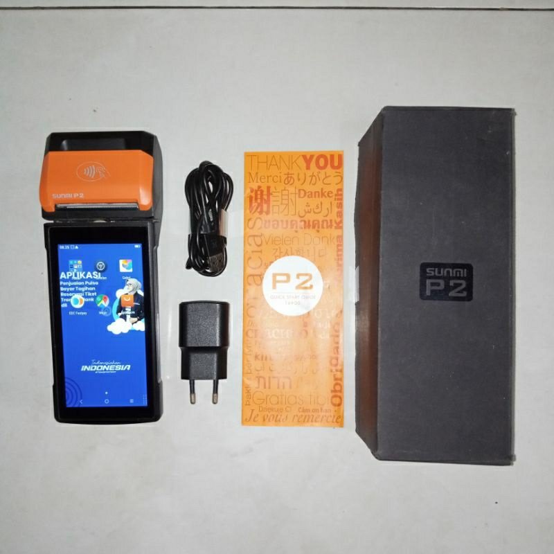 [PAYLATER] EDC Fastpay Sunmi P2 Original Fullset Normal